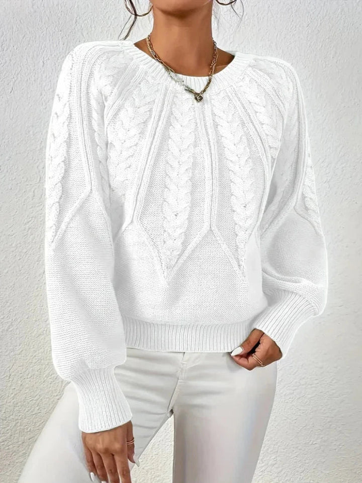 Elegancki dzianinowy sweter