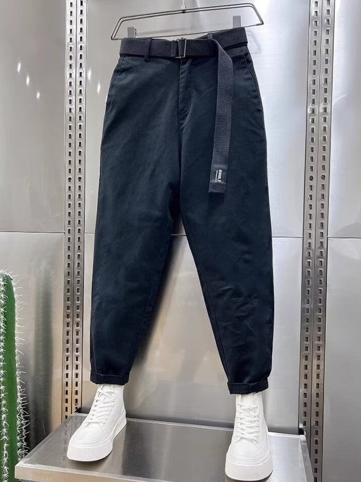 Laurent™ | Spodnie Capri z Pasem