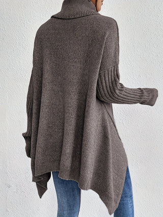 Léïna™ – Miękki, swobodny sweter z golfem