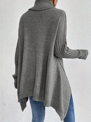 Léïna™ – Miękki, swobodny sweter z golfem