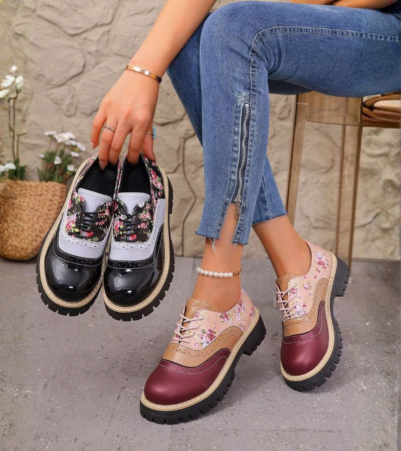 Patrycja | Wygodne buty damskie w kwiaty