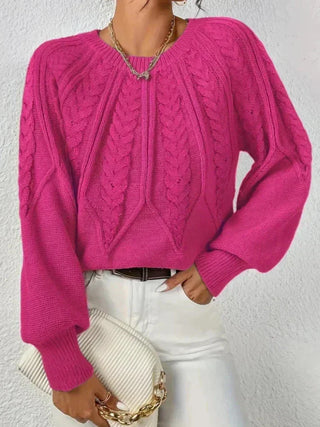 Elegancki dzianinowy sweter