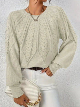 Elegancki dzianinowy sweter