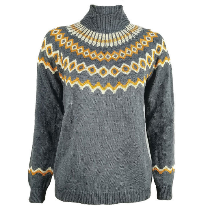 Elegancki sweter z golfem