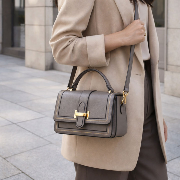 Melcia  - Elegancka torebka skórzana