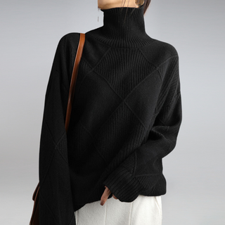 Sweter z golfem