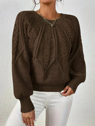 Elegancki dzianinowy sweter