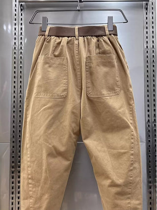 Laurent™ | Spodnie Capri z Pasem