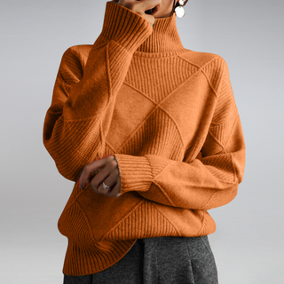 Sweter z golfem