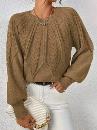 Elegancki dzianinowy sweter