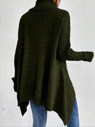 Léïna™ – Miękki, swobodny sweter z golfem
