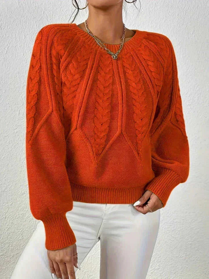 Elegancki dzianinowy sweter