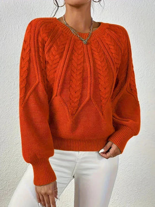 Elegancki dzianinowy sweter
