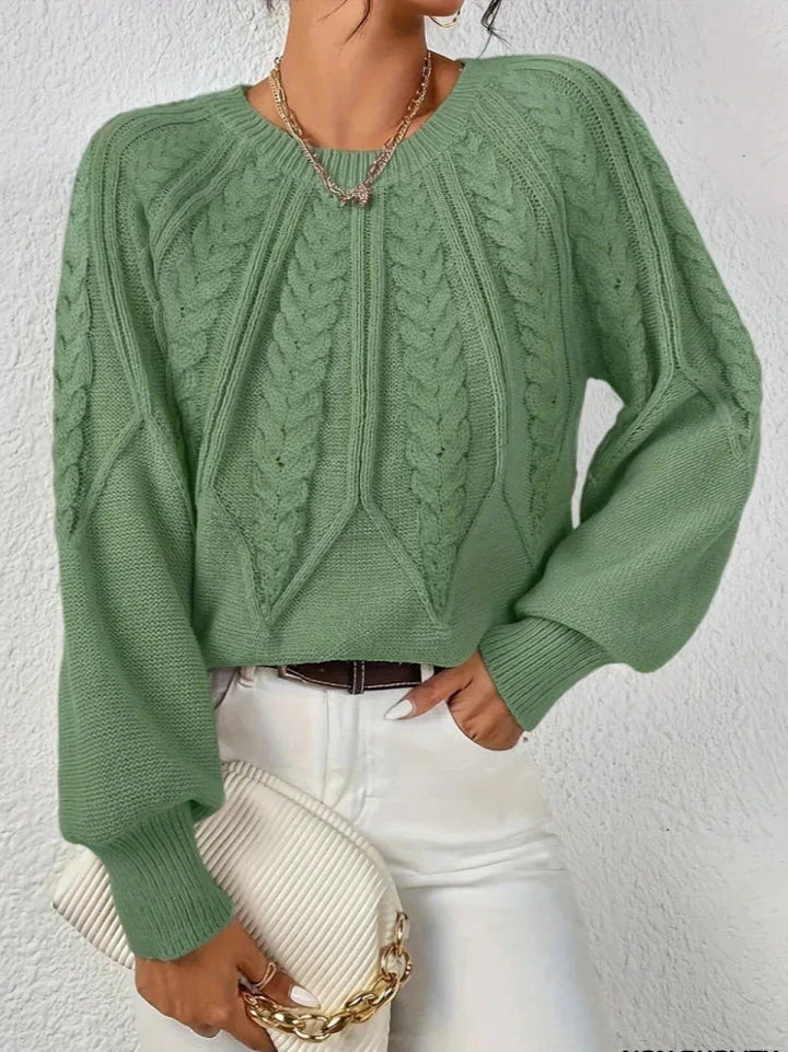 Elegancki dzianinowy sweter