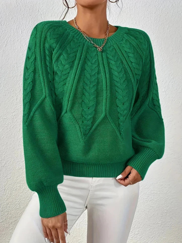 Elegancki dzianinowy sweter