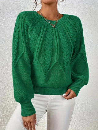 Elegancki dzianinowy sweter