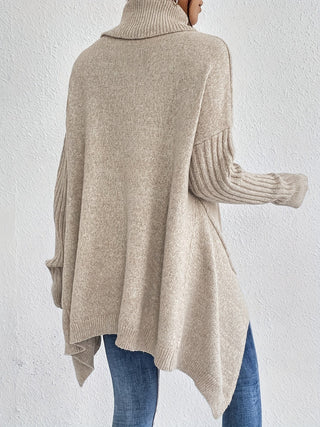 Léïna™ – Miękki, swobodny sweter z golfem
