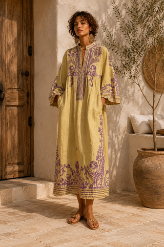 CELESTINA | Haftowana sukienka boho