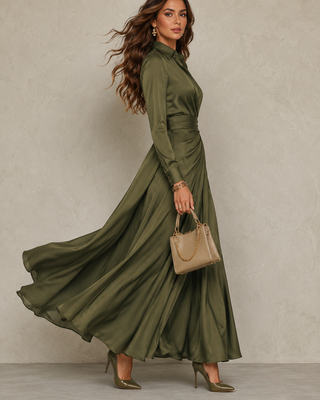 LEONTYNA | Sukienka maxi