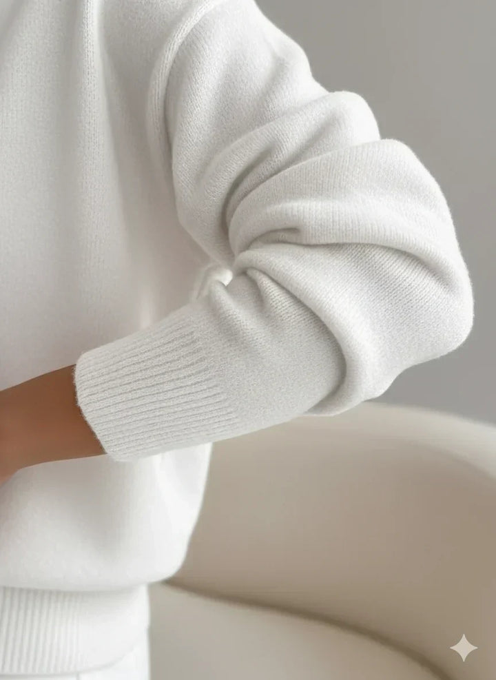 Modny sweter z golfem