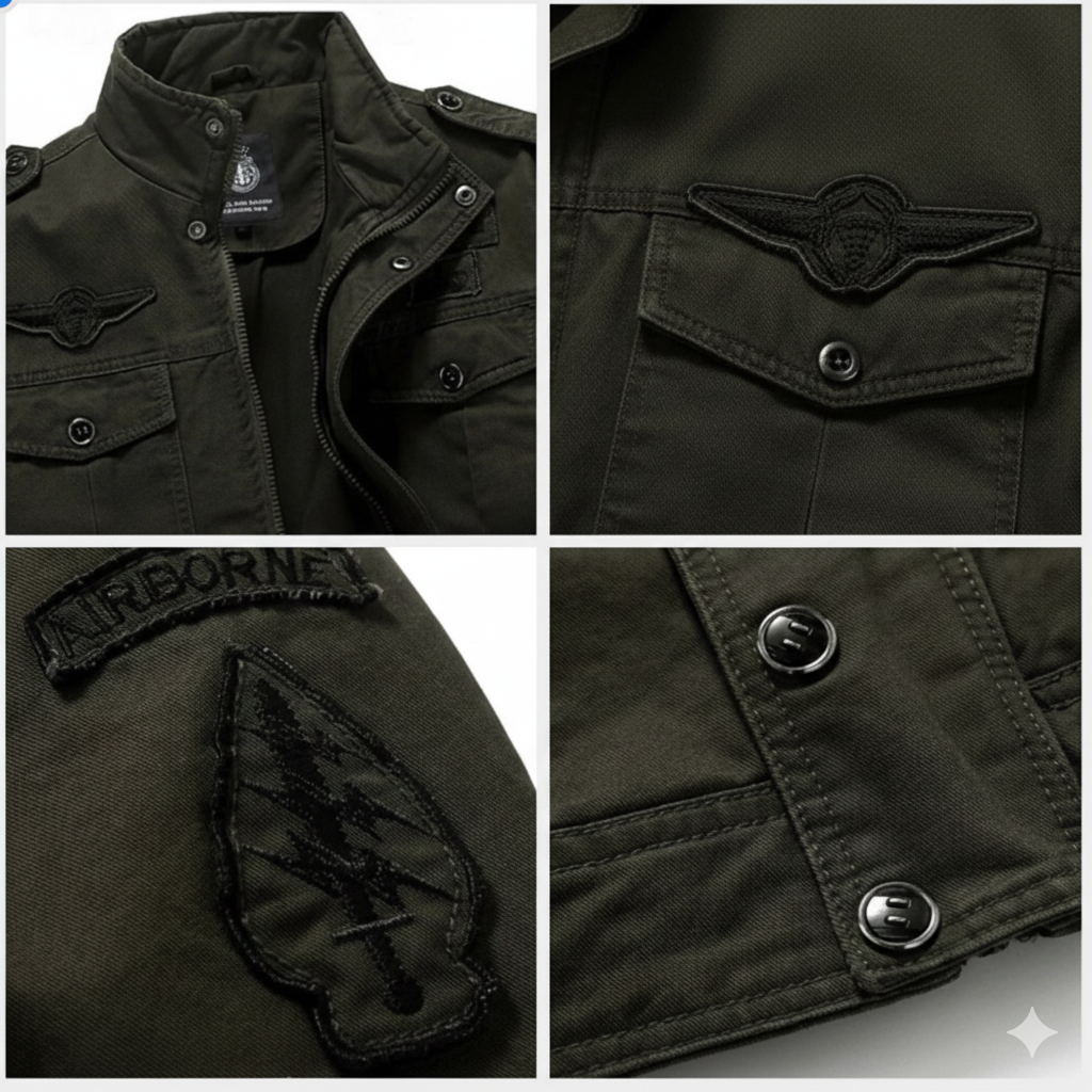 Roman | Kurtka męska w stylu militarnym