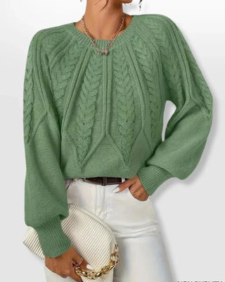 Elegancki dzianinowy sweter