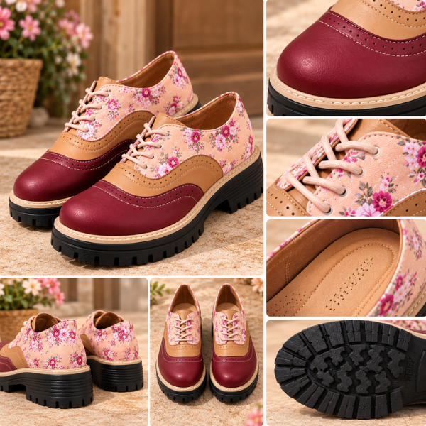 Patrycja | Wygodne buty damskie w kwiaty