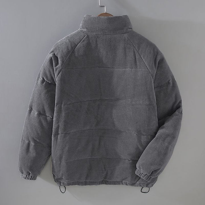 ŁUKASZ | Kurtka sztruksowa z zamkiem