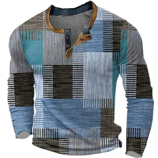 Tymon | Kolorowy Sweter Męski