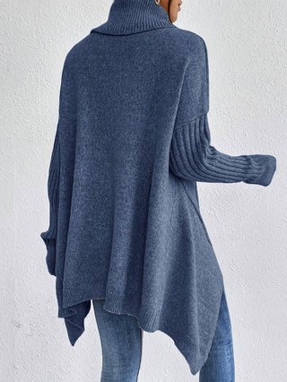 Léïna™ – Miękki, swobodny sweter z golfem