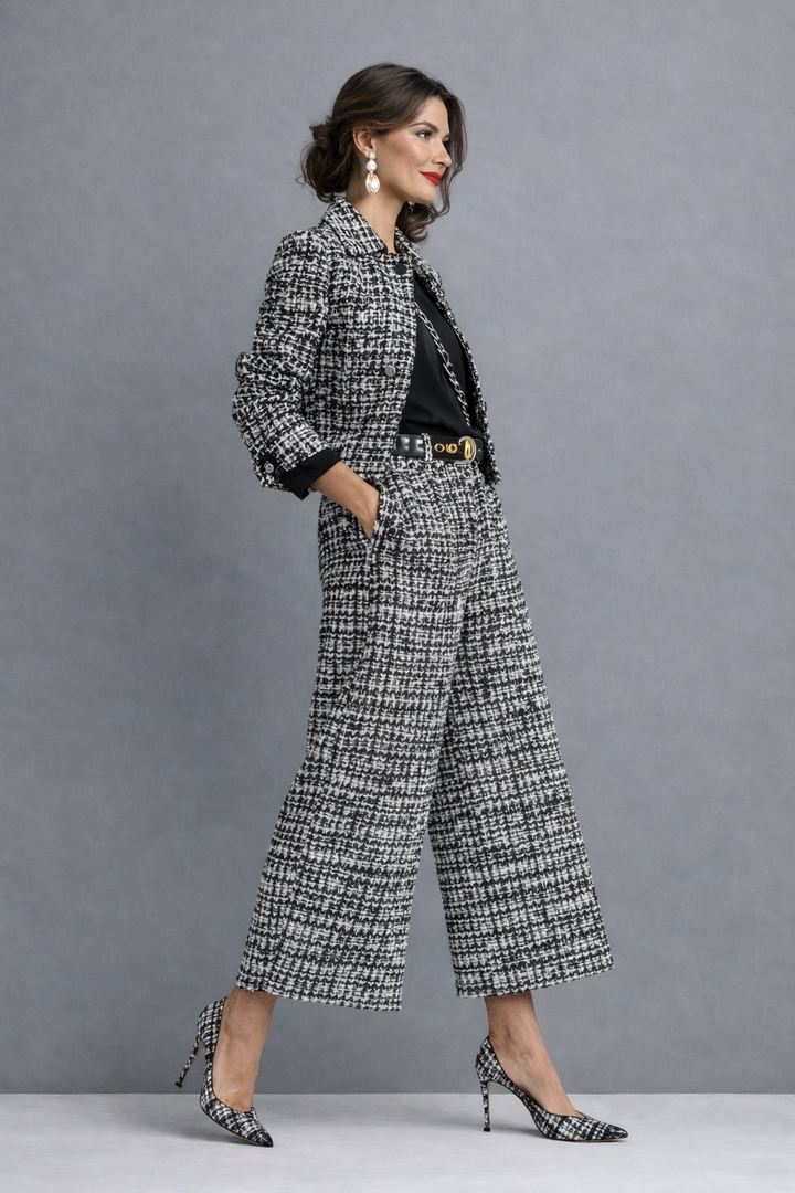 Marlena | Elegancki komplet ze spodniami