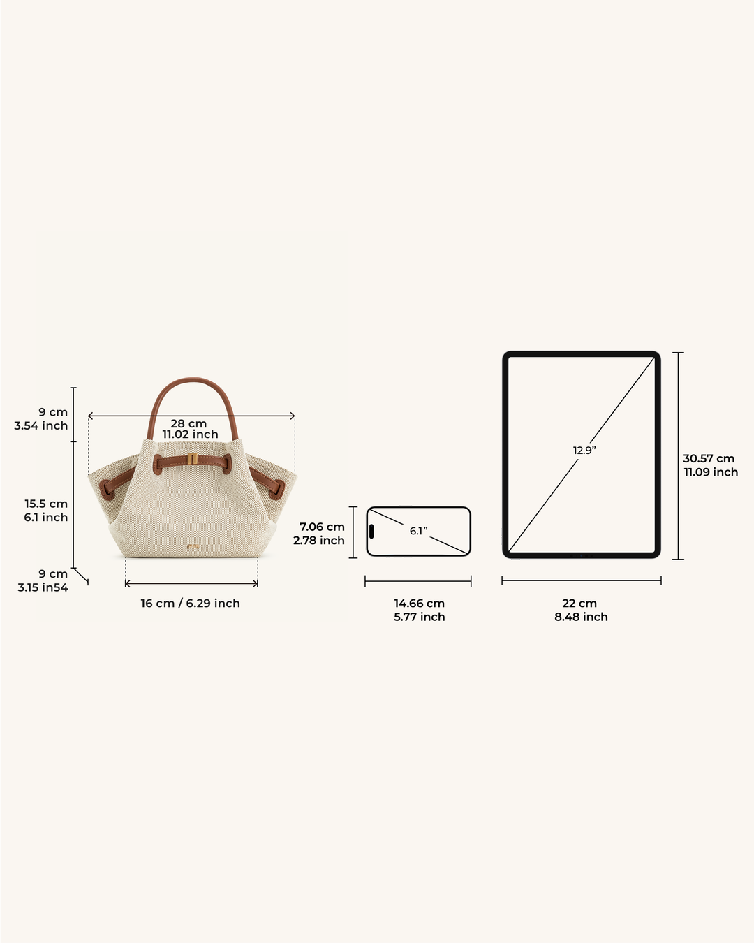Nastka - Mini Torba Tote